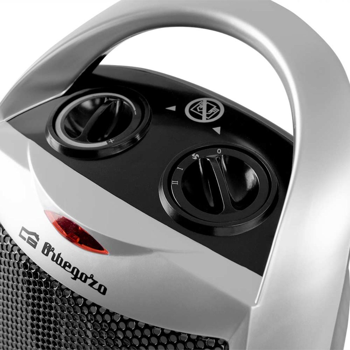 Calefactor cerámico de suelo Orbegozo CR5016 1500W gris detalle