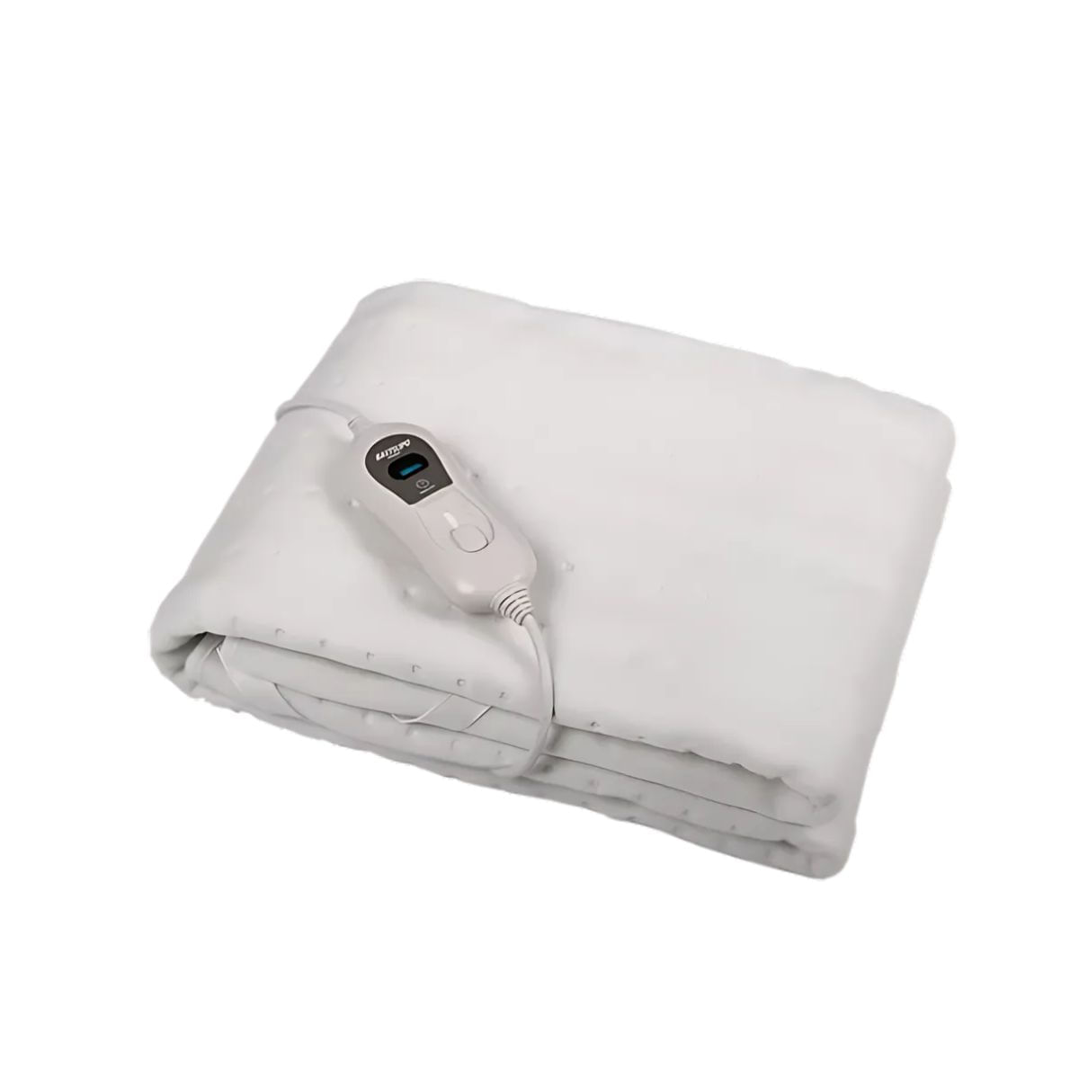 Calientacamas individual Bastilipo CC60 60W 3 niveles con mando blanco 150x80 cm fondo blanco