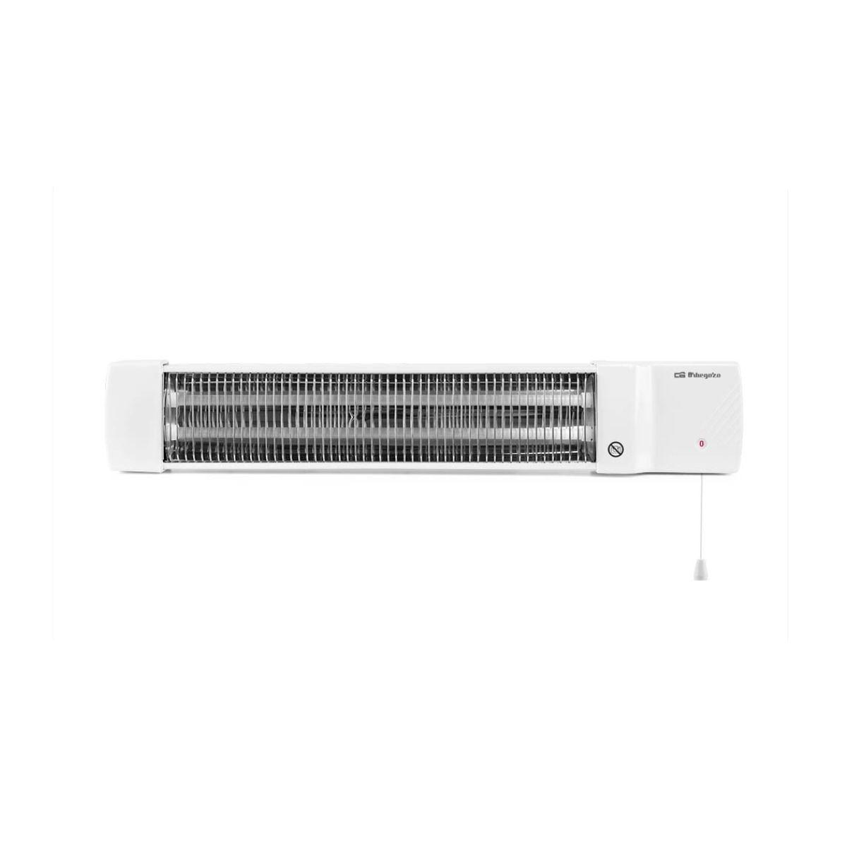 Estufa de cuarzo Orbegozo BB5002 1200W 2 barras blanco fondo blanco