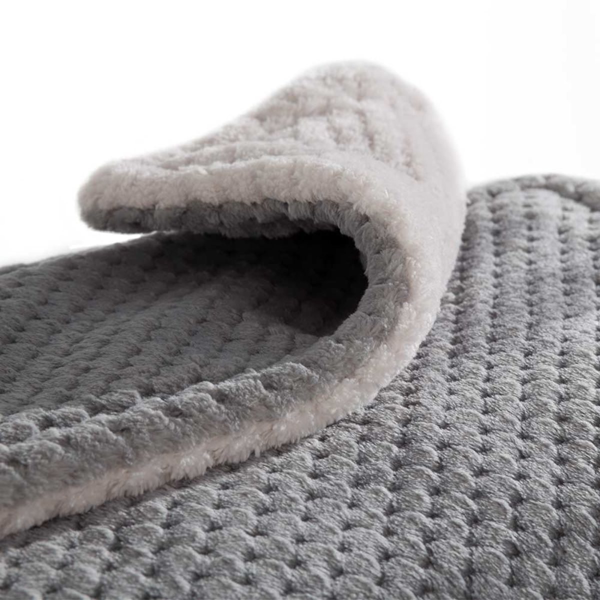Manta eléctrica Orbegozo MAH1750 120W 3 temperaturas gris 170x100 cm detalle