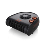Calefactor de suelo Orbegozo FH5035 2500W 3 posiciones negro 13,5x26,5x27 cm fondo blanco