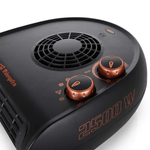Calefactor de suelo Orbegozo FH5035 2500W 3 posiciones negro 13,5x26,5x27 cm control