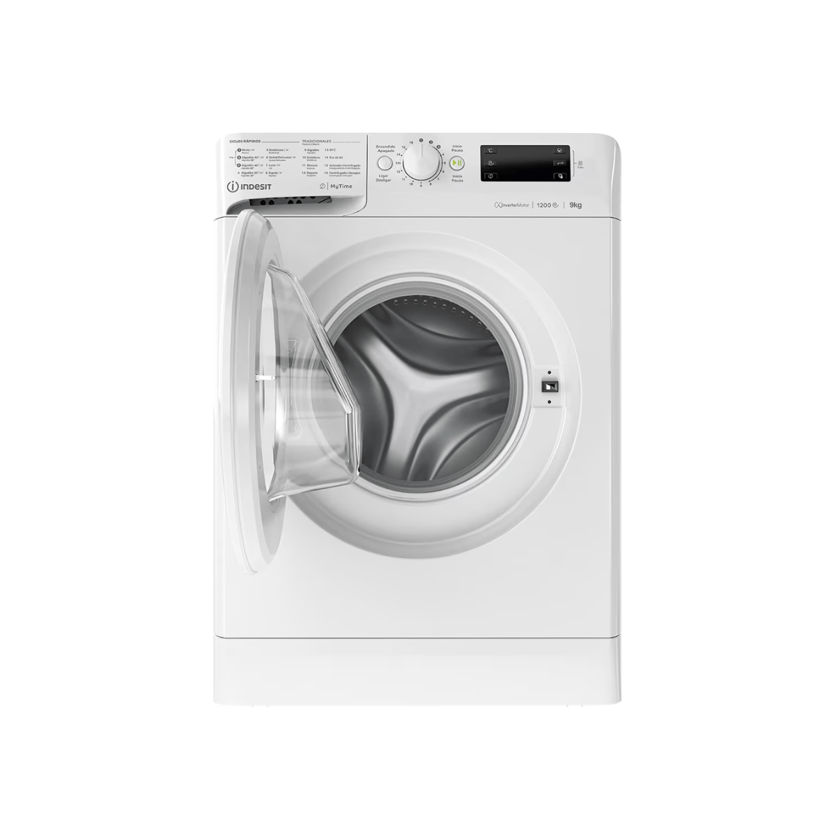 Lavadora Indesit MTWE91295 WSPT 9kg 1151 rpm 14 programas B blanco 59,5 cm interior