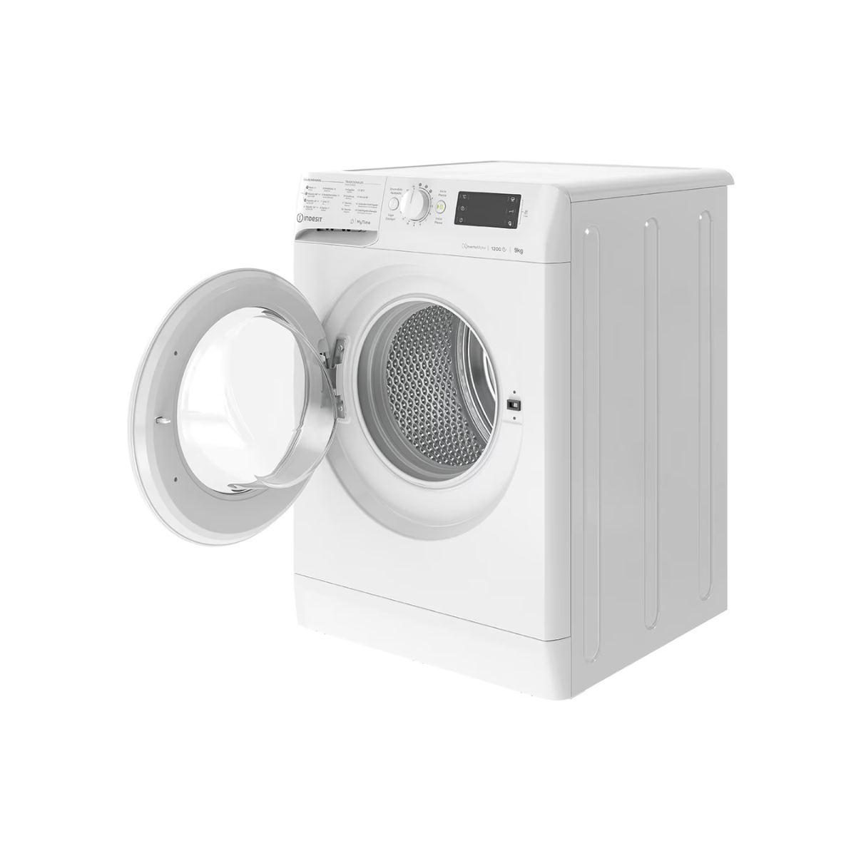 Lavadora Indesit MTWE91295 WSPT 9kg 1151 rpm 14 programas B blanco 59,5 cm fondo blanco