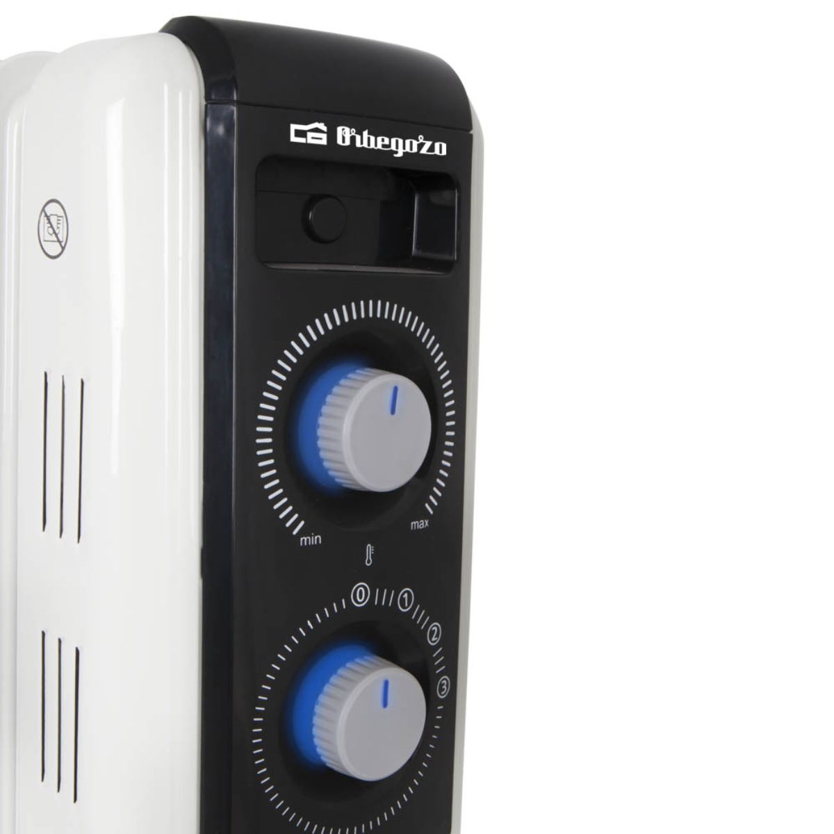 Radiador de aceite Orbegozo RF2500 2500W 11 elementos blanco detalle