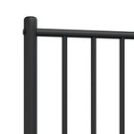 Cabecero Robin forjado acero negro 90x75 cm