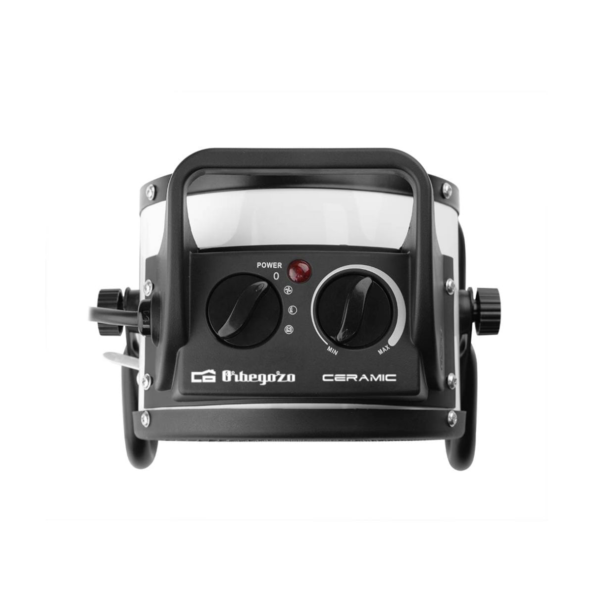 Calefactor cerámico Orbegozo FHR2045 2000W 2 potencias blanco/negro control