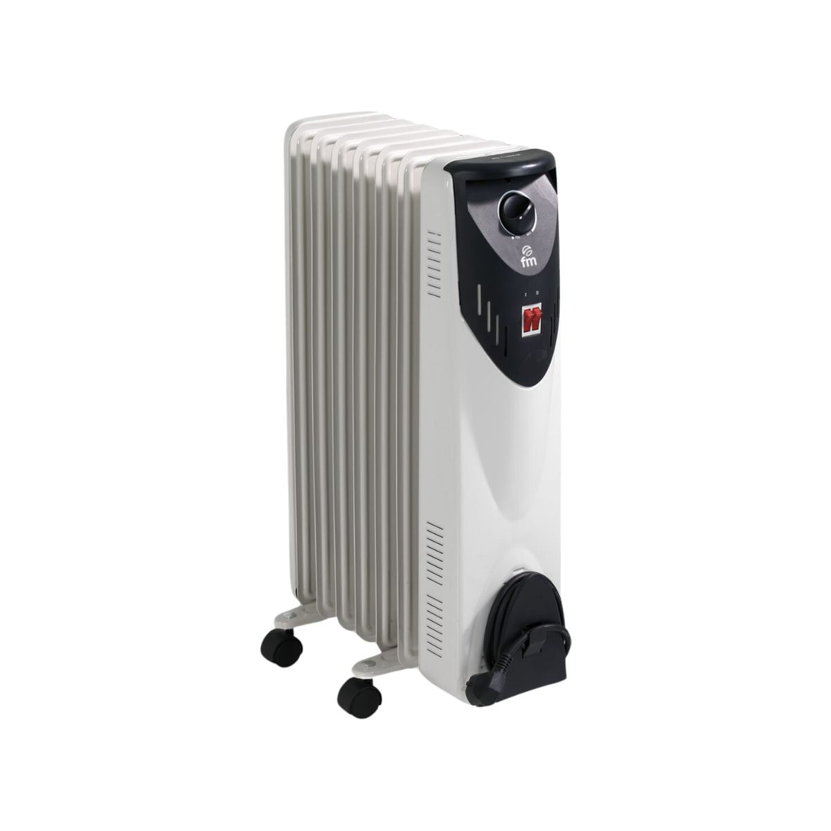 Radiador de aceite FM RW15 1500W 7 elementos blanco 63x38x15