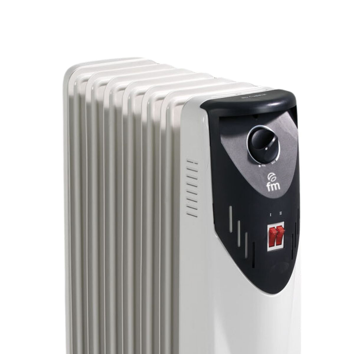 Radiador de aceite FM RW15 1500W 7 elementos blanco 63x38x15
