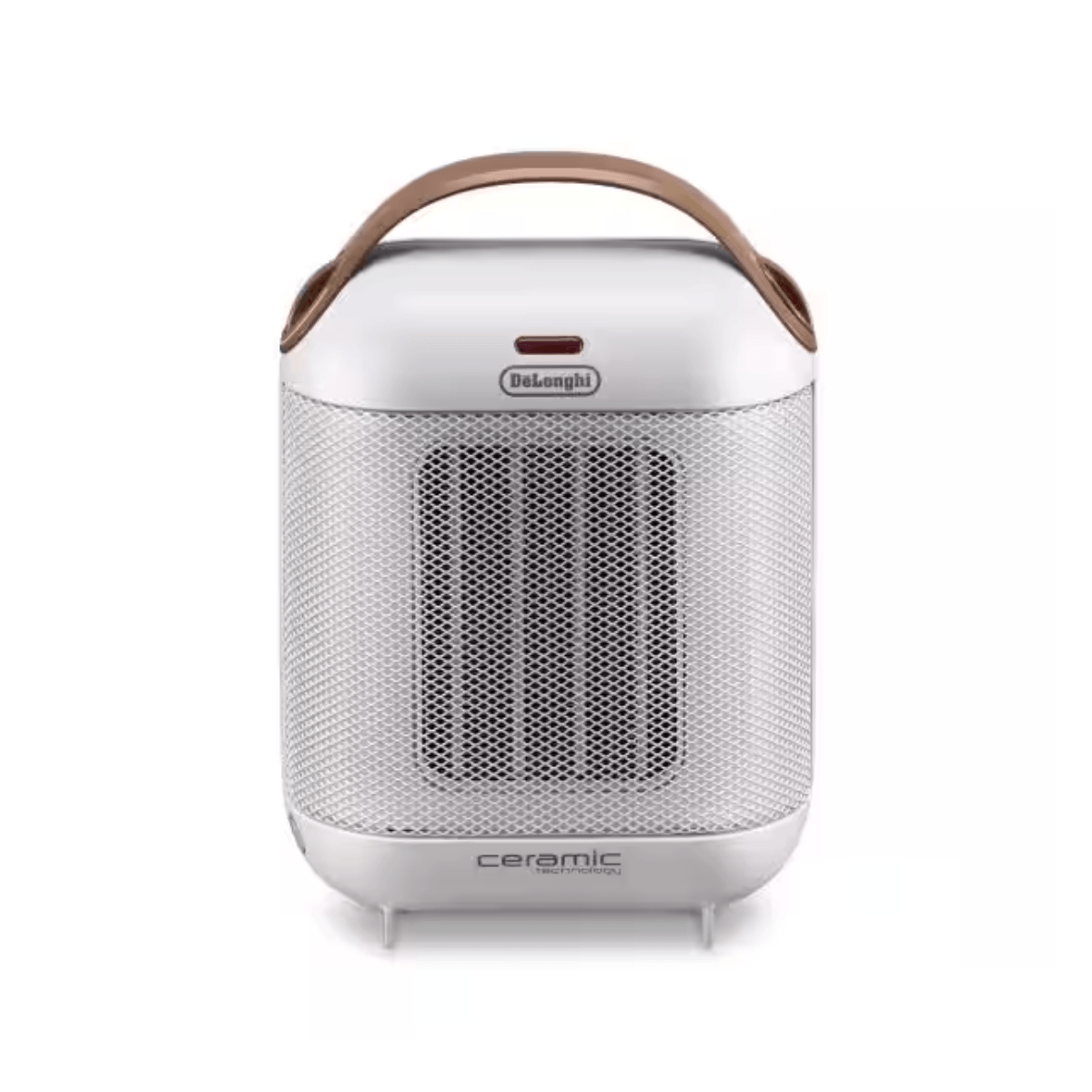 Calefactor cerámico De’Longhi HFX30C18.IW 1800W autorregulable blanco fondo blanco