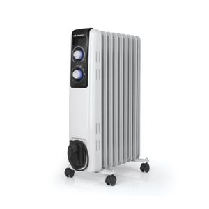 Radiador de aceite Orbegozo RF2000 2000W 9 elementos 3 potencias blanco