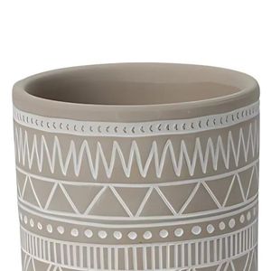 Macetero tribal de cerámica Ø9,2x9,5 cm