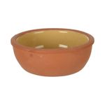 Pack de 4 cuencos terracota Ø10 cm cuenco amarillo