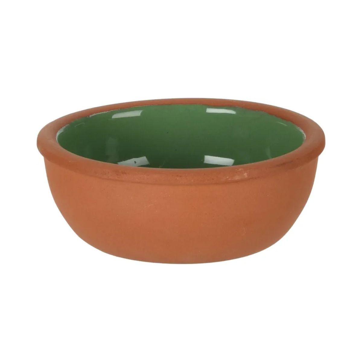 Pack de 4 cuencos terracota Ø10 cm cuenco verde