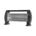 Estufa de cuarzo Orbegozo BP0206 1200W negro/gris