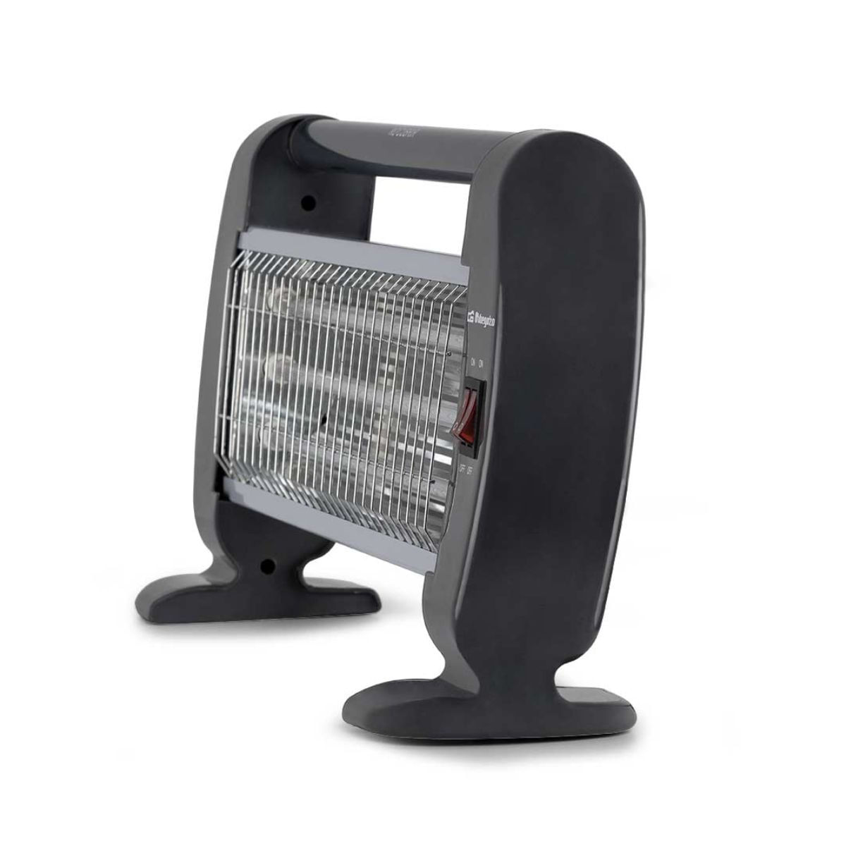 Estufa de cuarzo Orbegozo BP0206 1200W negro/gris