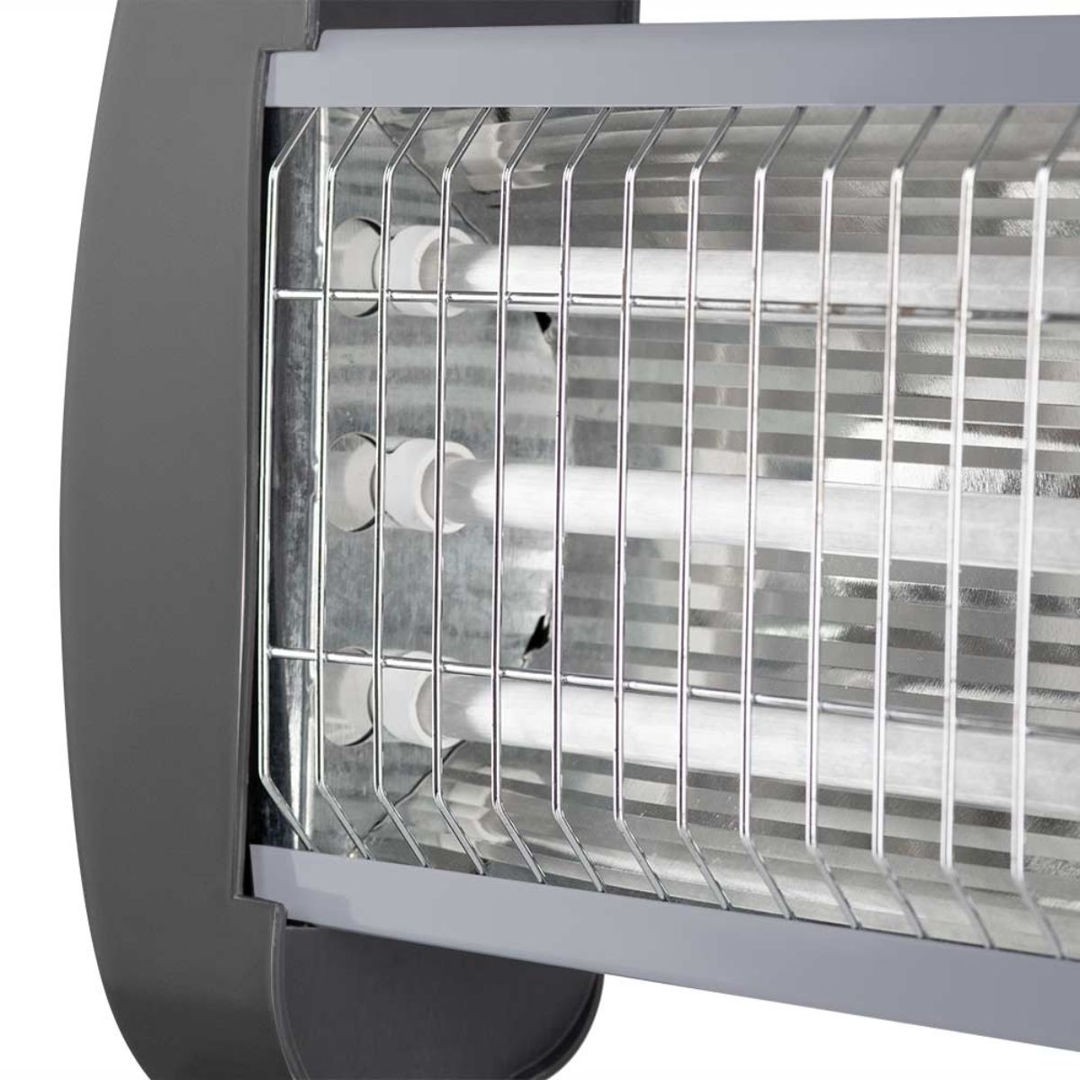 Estufa de cuarzo Orbegozo BP0206 1200W negro/gris