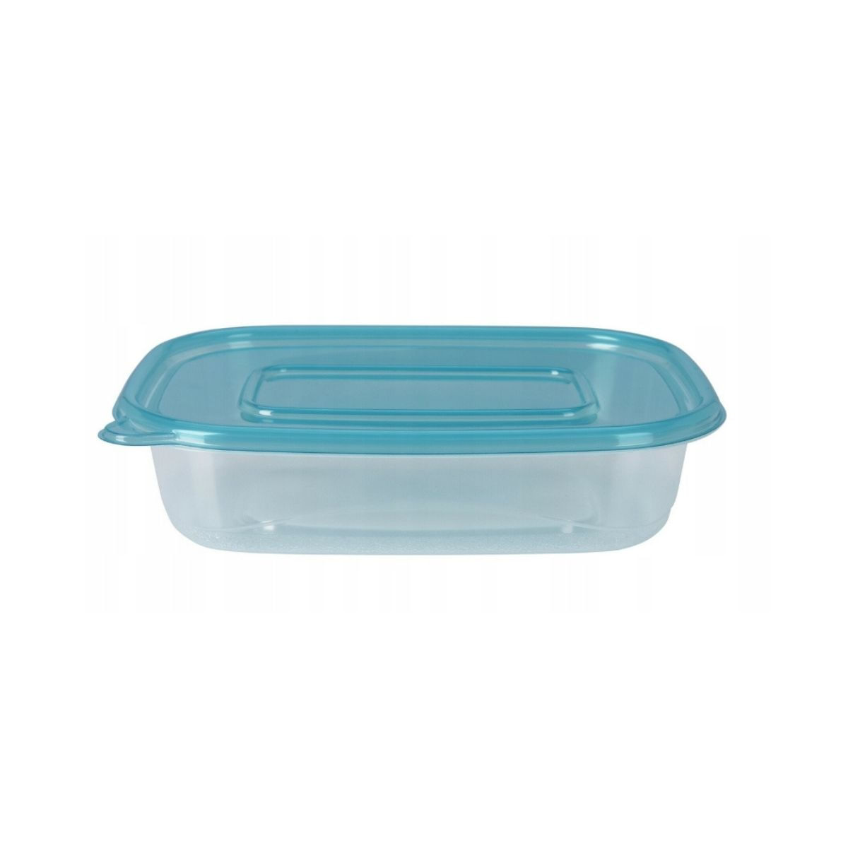 Caja de almacenamiento 50 tuppers con tapa azul tupper