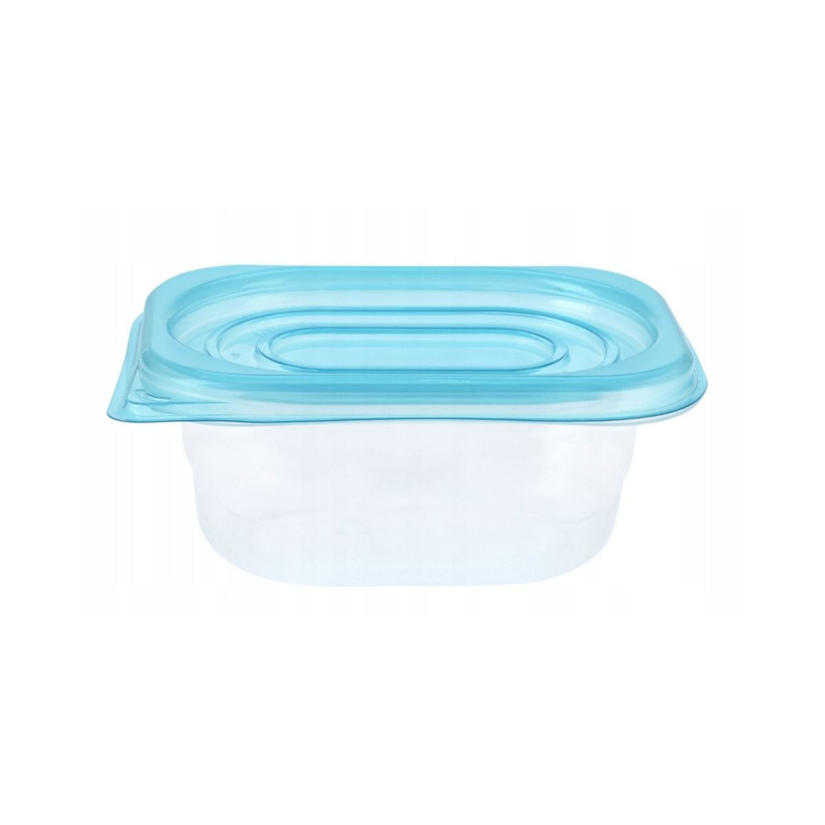 Caja de almacenamiento 50 tuppers con tapa azul