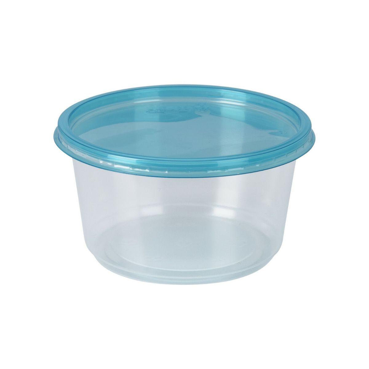 Caja de almacenamiento 50 tuppers con tapa azul