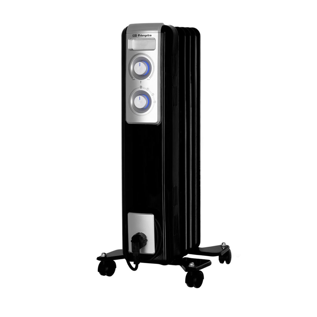 231Radiador de aceite Orbegozo RN1000 1000W 5 elementos luces LED negro/gris