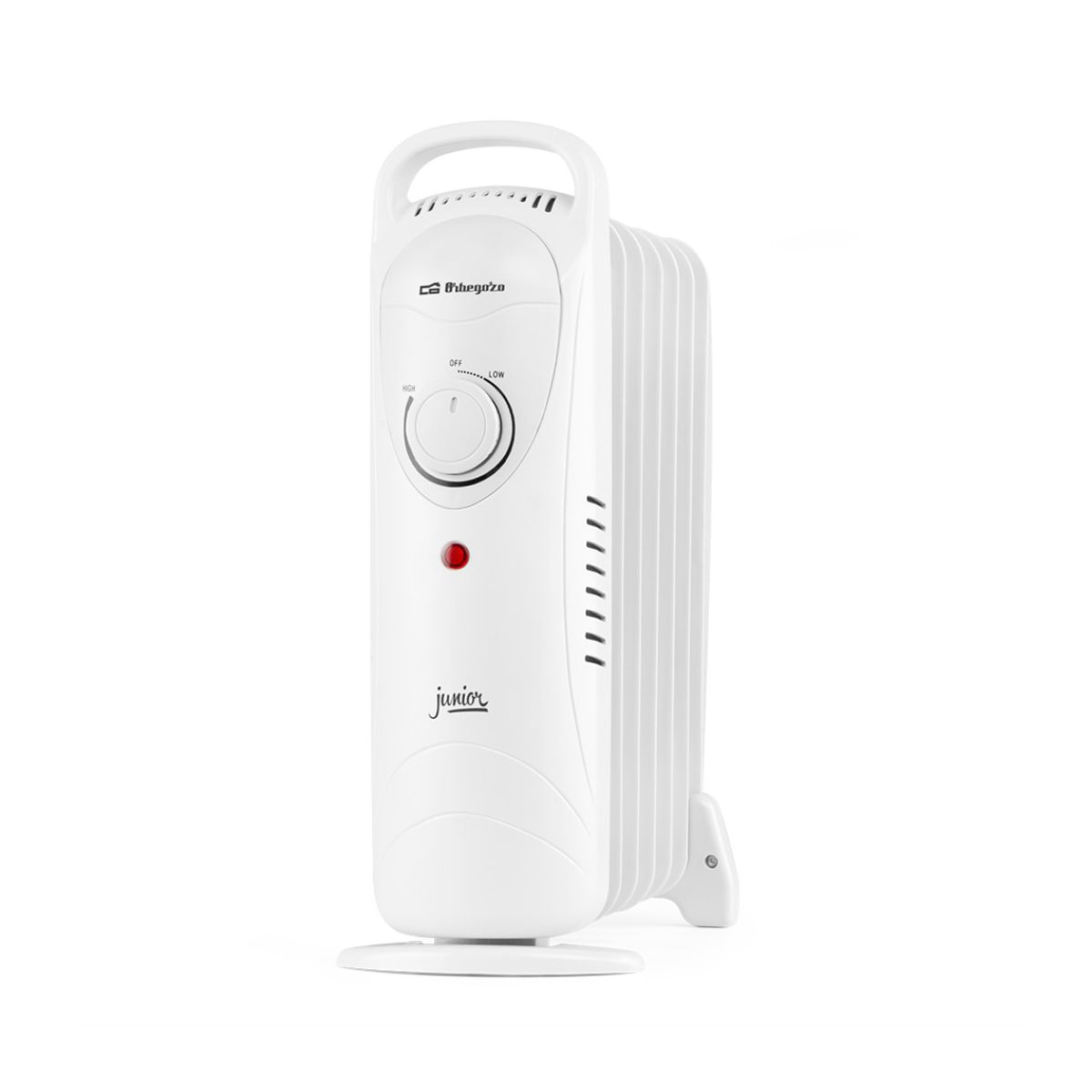 Radiador de aceite junior Orbegozo RO1020 1000W 7 elementos compacto blanco