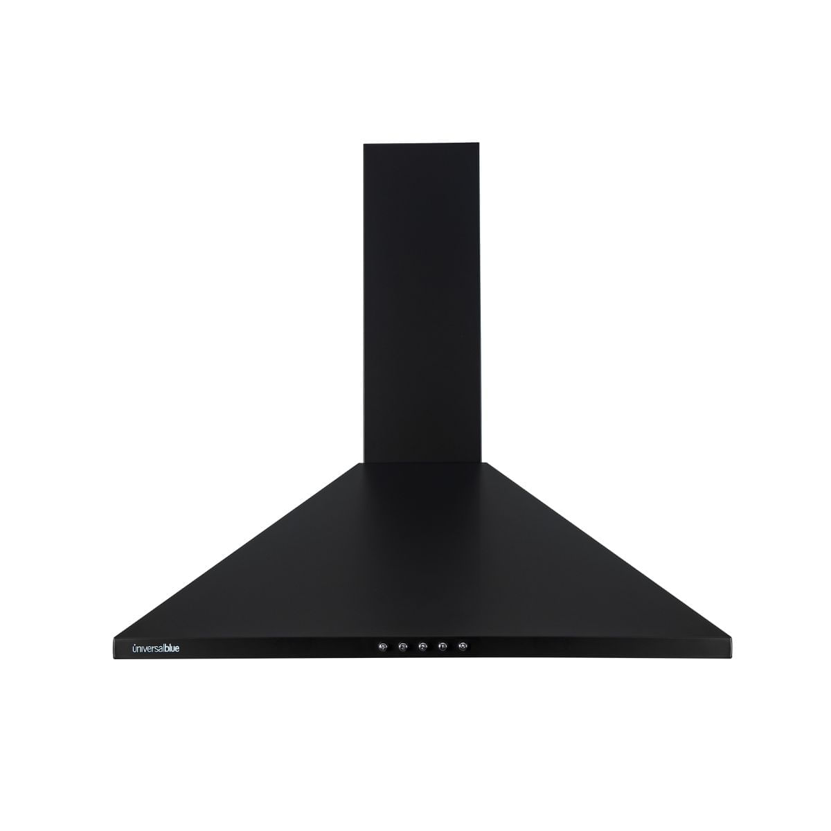 campana extractora piramidal universal blue everest 7060b 70w 350m³/h 3 velocidades b negro 60 cm campana