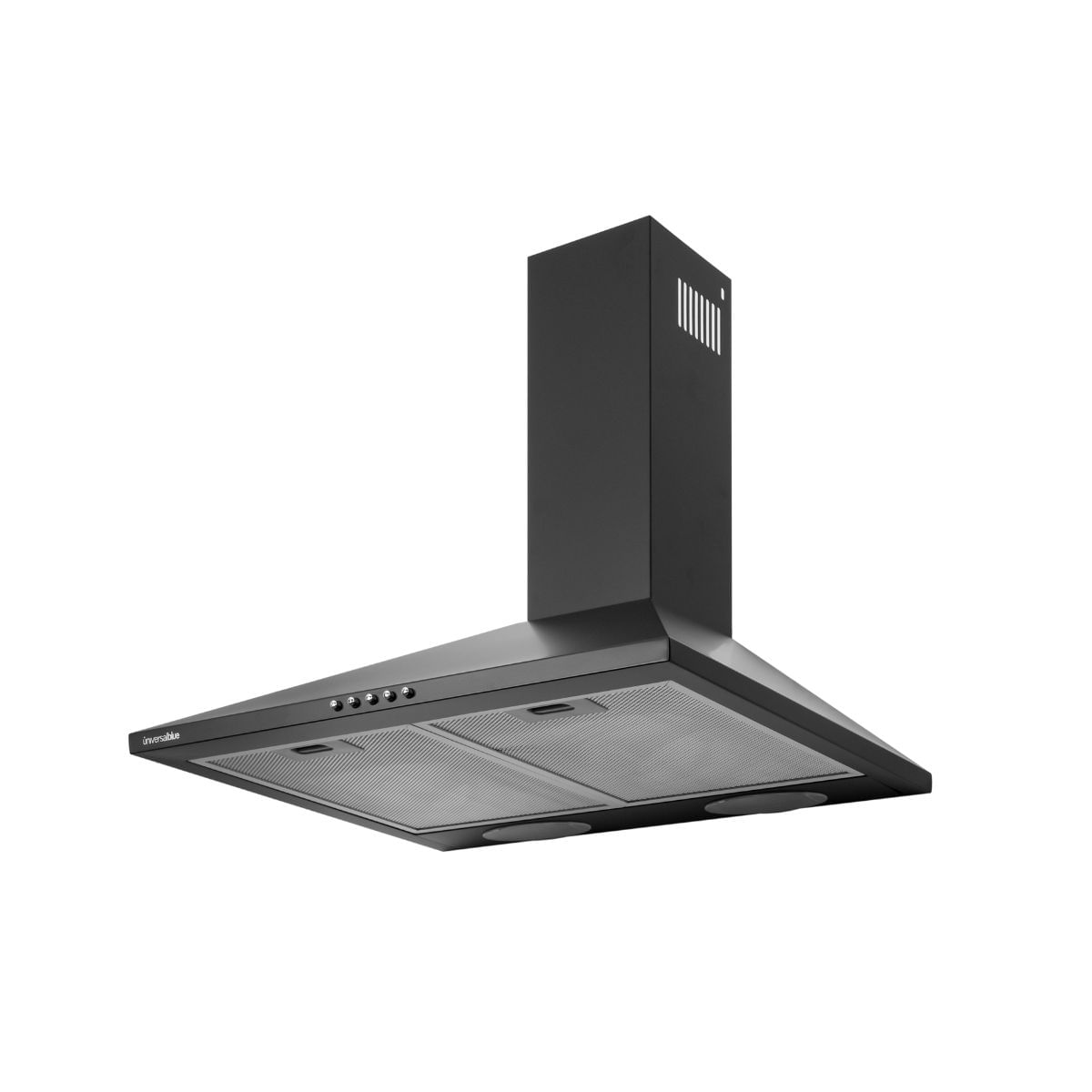 campana extractora piramidal universal blue everest 7060b 70w 350m³/h 3 velocidades b negro 60 cm extraccion