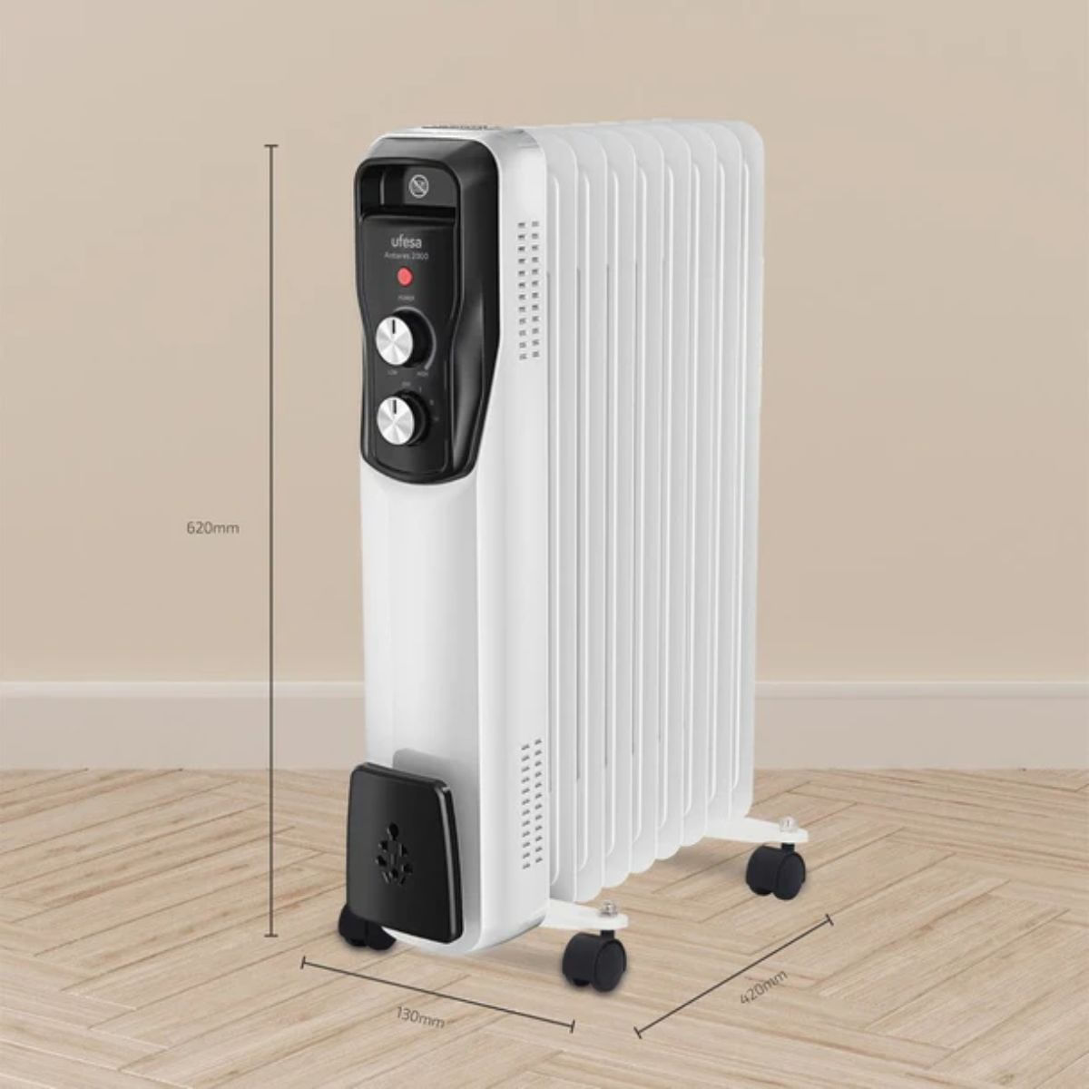 Radiador de aceite Ufesa Antares2000 2000W 9 elementos gris