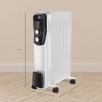 Radiador de aceite Ufesa Antares2000 2000W 9 elementos gris