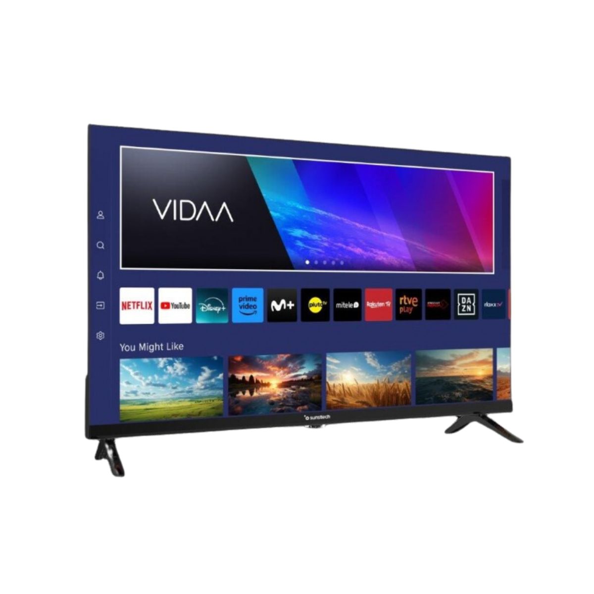 Televisor Smart TV Sunstech 32SUNSMARTV24 32" negro