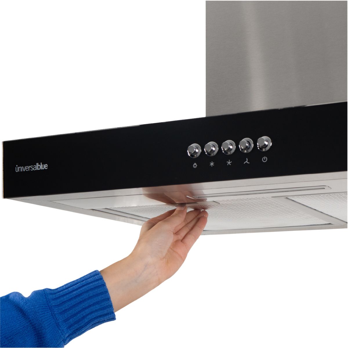 Campana extractora Universal blue Kenia 230W 650 m³/h A 60cm
