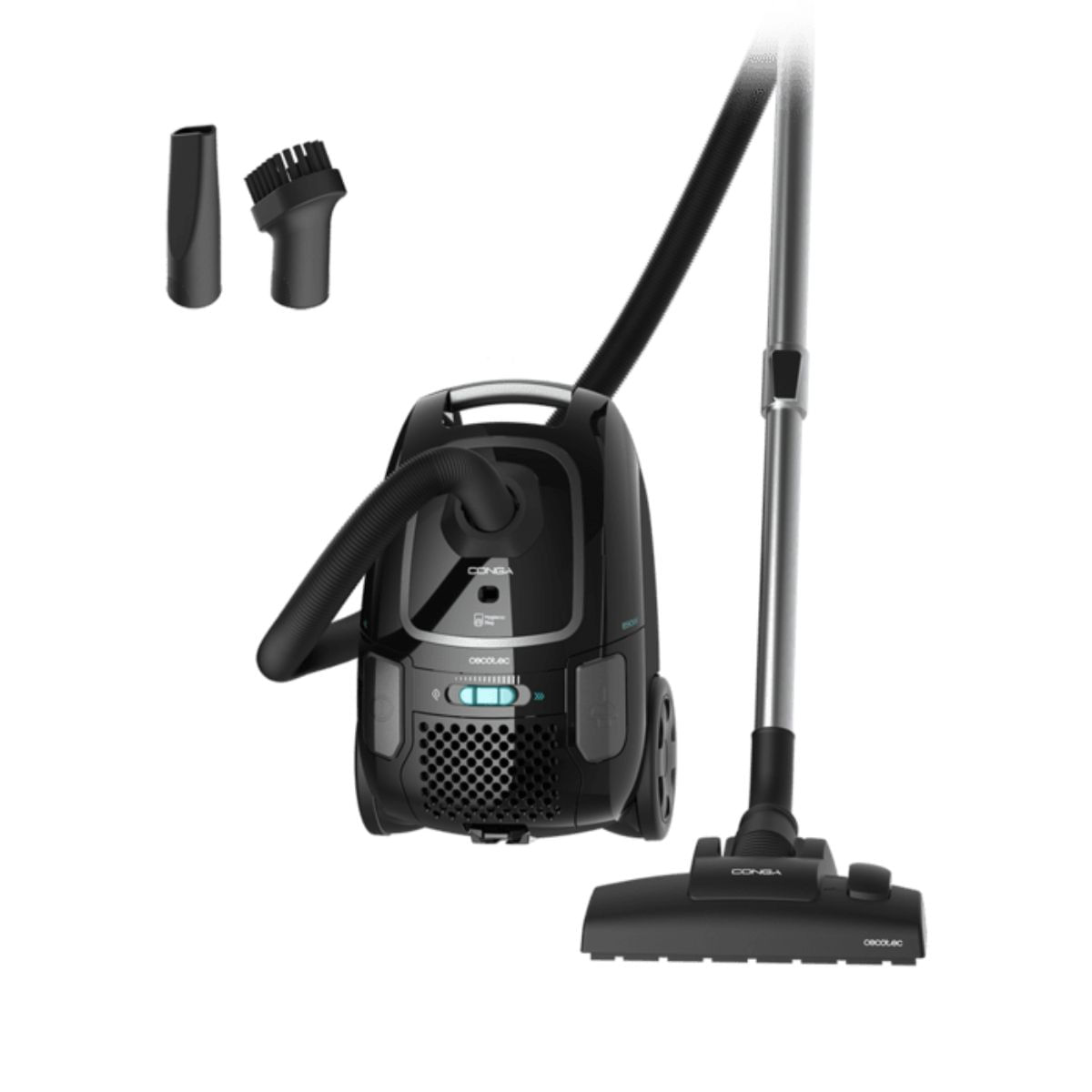 Aspirador de trineo Cecotec Conga Powerbag 4000 XL 890W 4L con bolsa negro