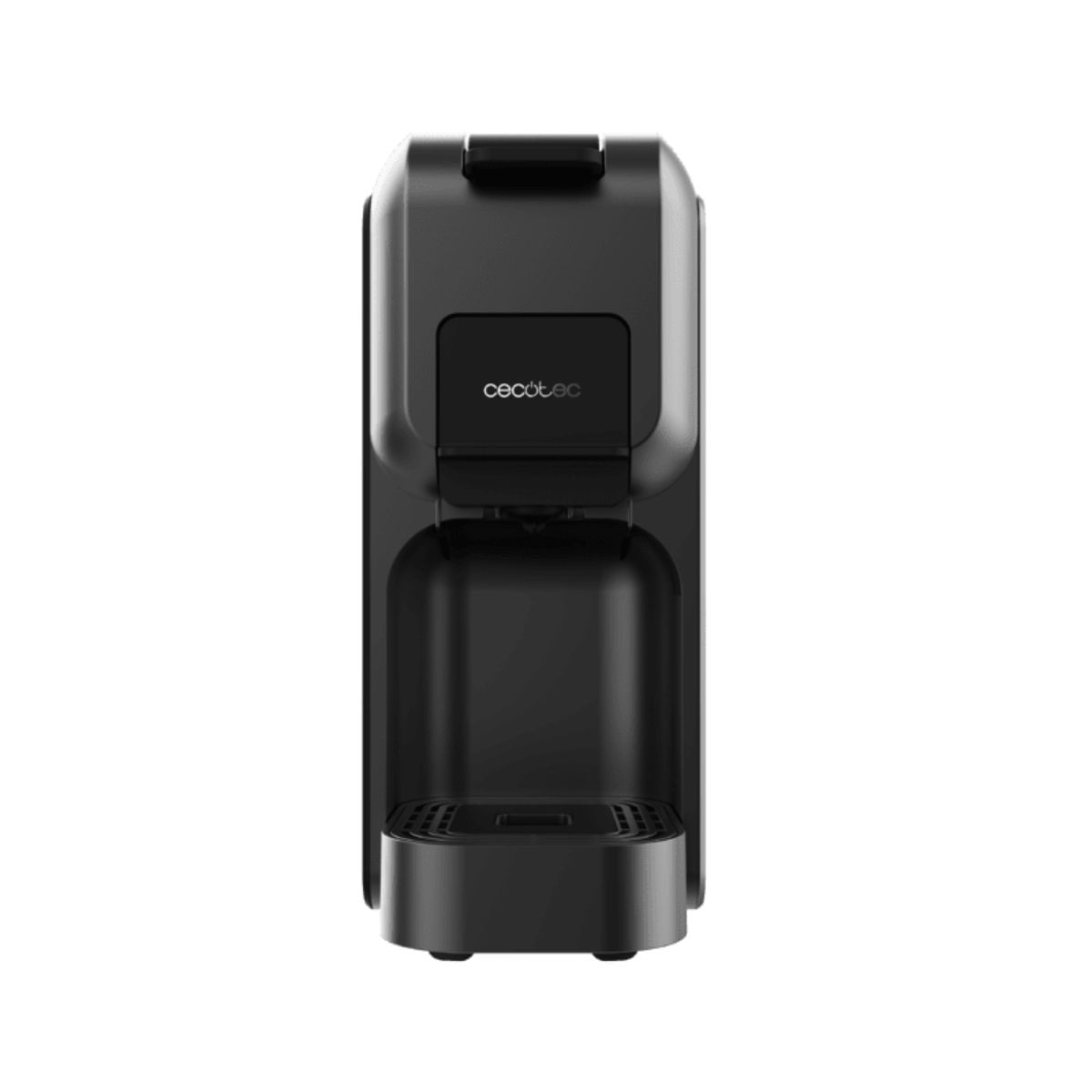 Cafetera expresso Cecotec FreeStyle Compact 1350W multicápsula negro fondo blanco
