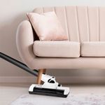 Aspirador escoba Ufesa Ártica 13500W 2 velocidades blanco/negro animada