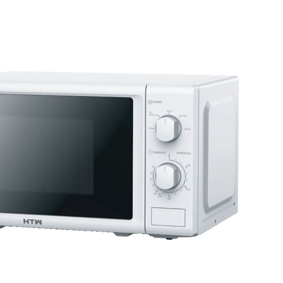Microondas HTW MIC CD6 700W 20L 5 potencias blanco detalle