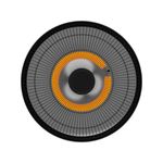 Calefactor de exterior Cecotec ReadyWarm 1500 Power Ceiling 1500W con mando negro