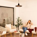 Calefactor de exterior Cecotec ReadyWarm 1500 Power Ceiling 1500W con mando negro