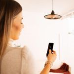 Calefactor de exterior Cecotec ReadyWarm 1500 Power Ceiling 1500W con mando negro