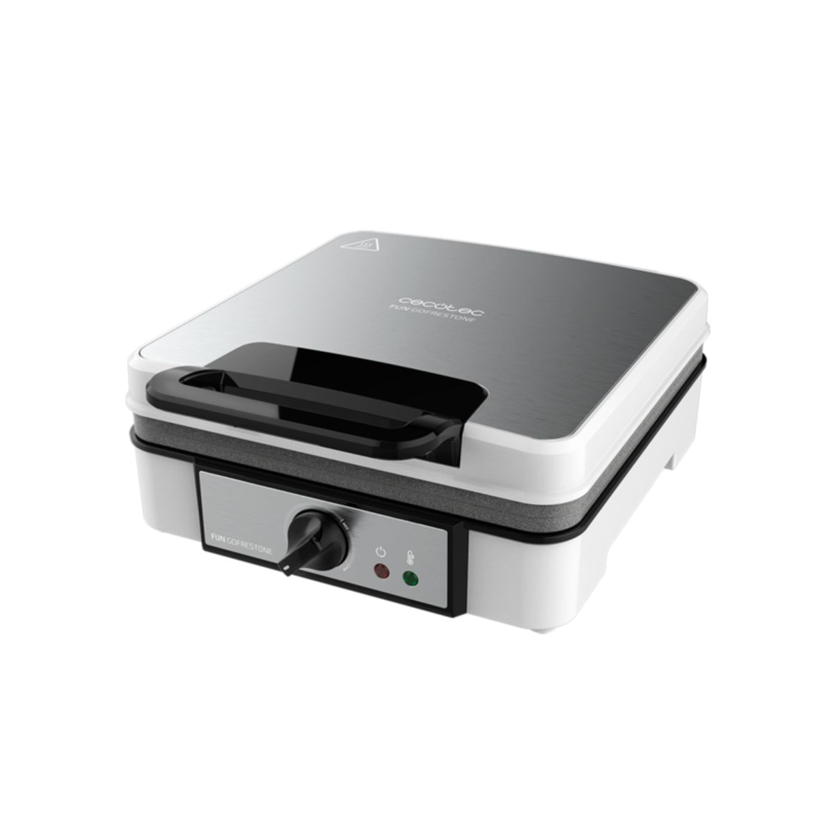 Gofrera Cecotec Fun Gofrestone 4Inox 1200W antiadherente negro