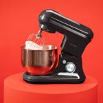 Batidora amasadora Cecotec Cecomixer 5L 1200 Ice-Cream con accesorios negro/inox