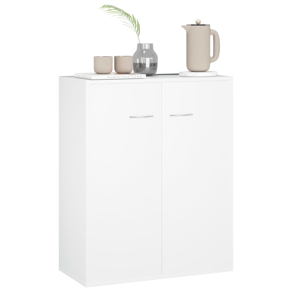 Aparador Soft puerta doble blanco 75x60x30 cm