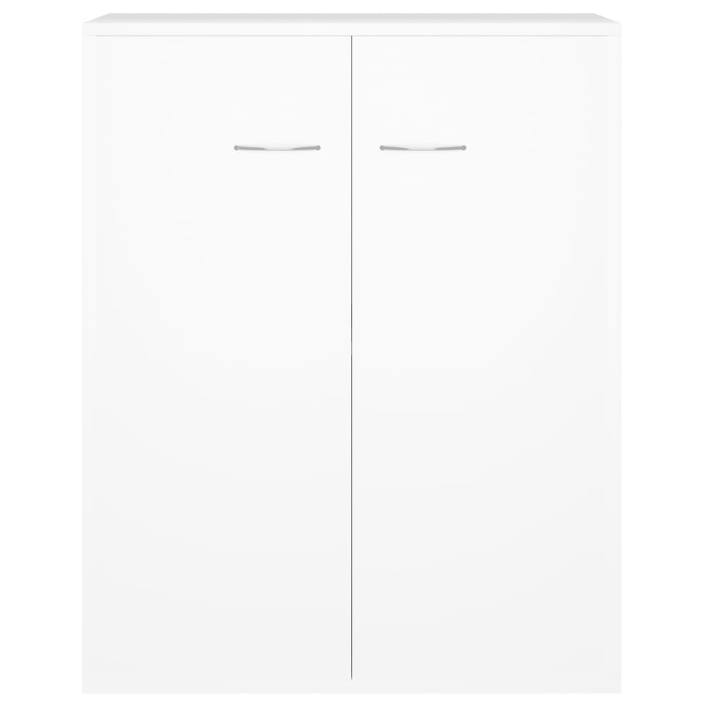 Aparador Soft puerta doble blanco 75x60x30 cm frontal