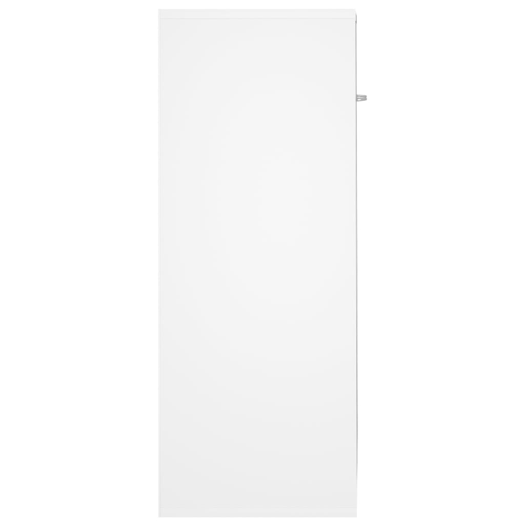 Aparador Soft puerta doble blanco 75x60x30 cm perfil