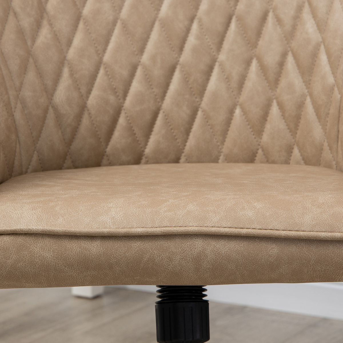 Silla de oficina Petunia Vinsetto ergonómica basculante ajustable marrón 50-60x59x60 cm