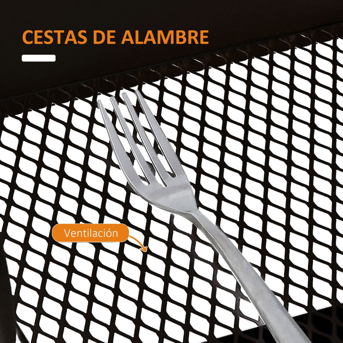 Carrito auxiliar con encimera Guadiana Homcom 3 estantes con ruedas negro 79,4x31x45 cm