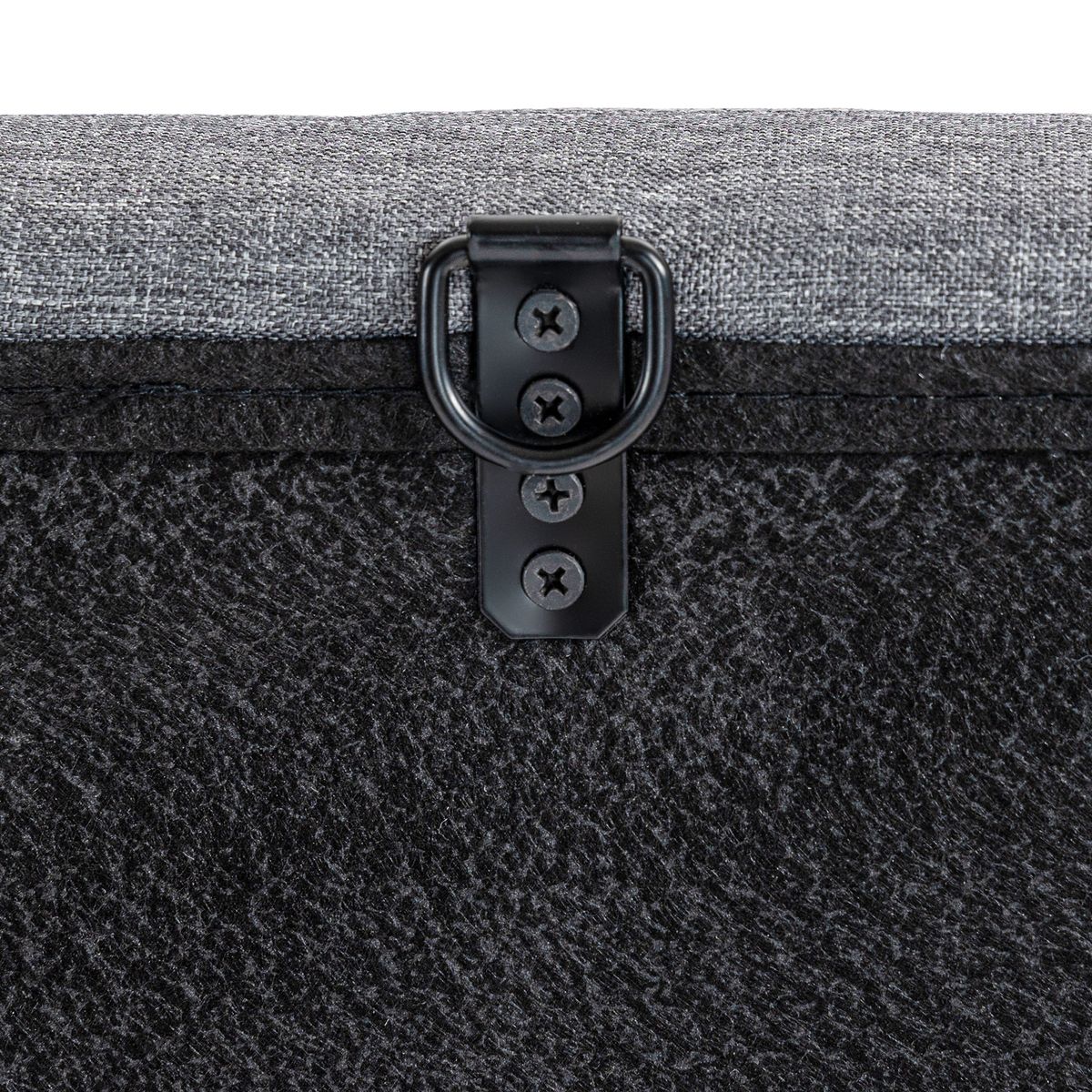 Cabecero Type Homcom tapizado en tela gris 120x160x7 cm