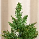 Árbol de Navidad Homcom 70 ramas con base de tela verde Ø44x60 cm detalle