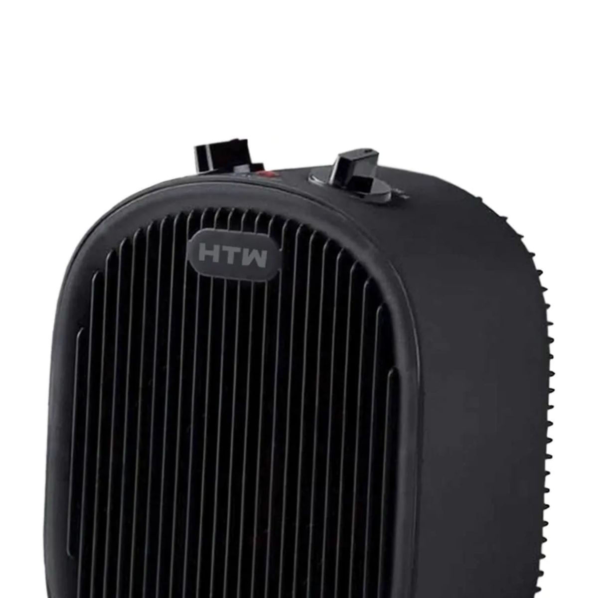 Calefactor cerámico HTW CAL2000BLACK 2000W 3 potencias negro detalle