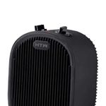 Calefactor cerámico HTW CAL2000BLACK 2000W 3 potencias negro detalle